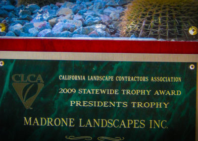 Madrone Landscape Wins CLCA Statewide Trophy Award!