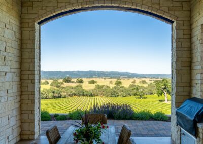 Hilltop Vineyard Estate Madrone Landscape
