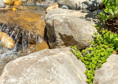 Atascadero Waterfall Fire Pit Garden